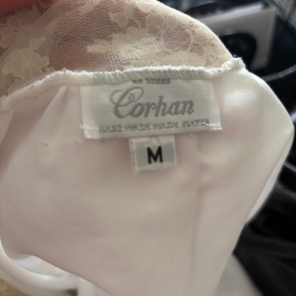 Corhan Long Nightgown with Lace Size Medium - Picture 7 of 7